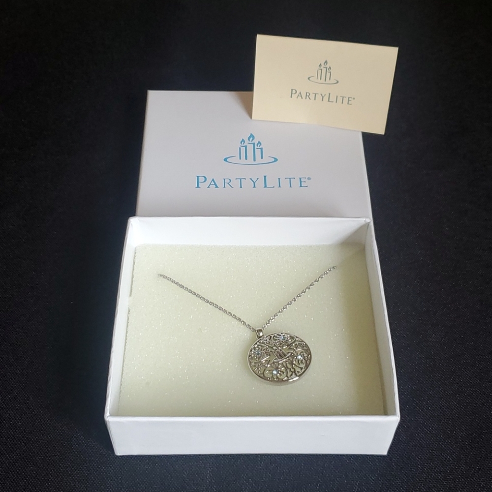 PARTYLITE Silvertone Pendant